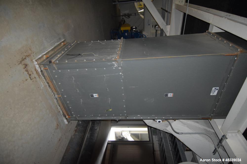 Used KWS Bucket Elevator, Model 37X55-1/2 NC, Carbon Steel. 70’ Shaft centers, capable of 160 tons per hour of Trona Ore at 85 pounds per cubic foot, operating capacity 80 short tons per hour. Dimens...
