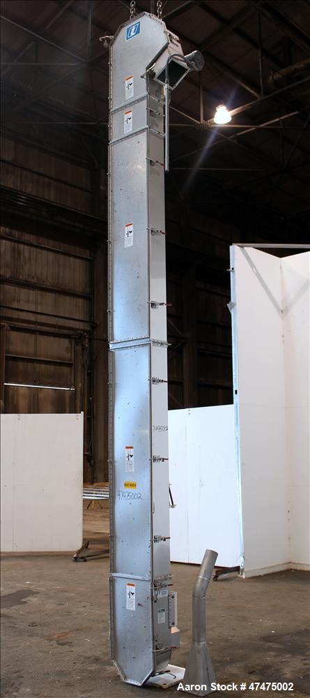 Used Universal Industries Vertical Bucket Elevator, Model SC