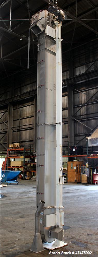 Used Universal Industries Vertical Bucket Elevator, Model SC