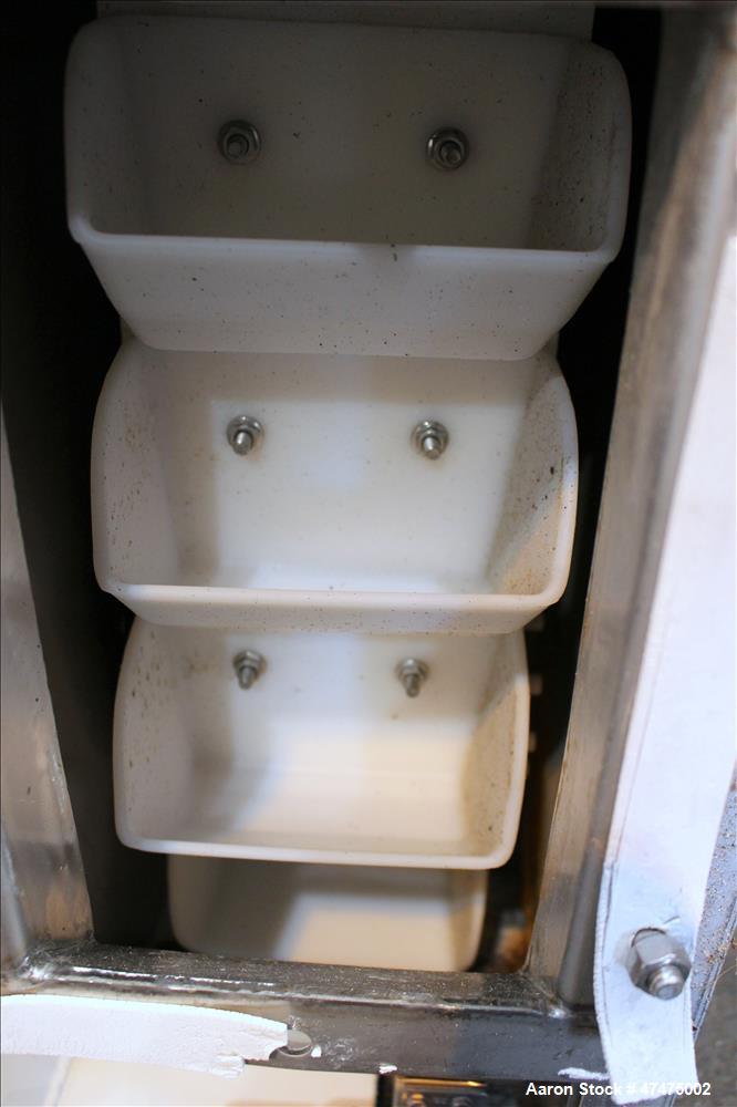 Used Universal Industries Vertical Bucket Elevator, Model SC