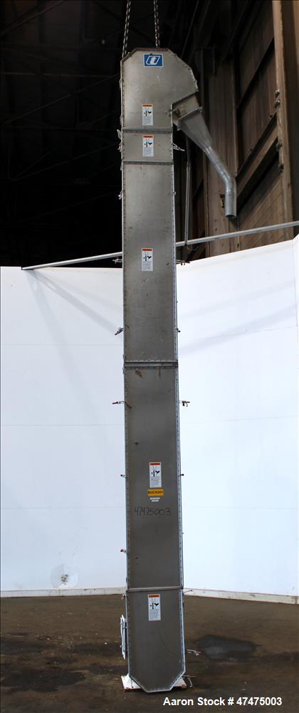 Used- Universal Industries Vertical Bucket Elevator, Model SC