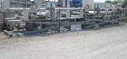 USED:Allen Machinery bucket conveyor, model BED42910.  Rated 36    buckets a minute (3) 304 stainless steel horizontal sections approx36