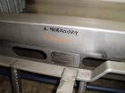 Used Inclined Belt Conveyor, 304 stainless steel frame. 24