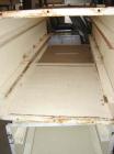 USED: 18' discharge height Gough Econ zig-zag bucket elevator. Dateof manufacture 11/13/91. 2 hp, 230/460 volt, 1730 rpm motor with gearreducer and chain drive. Elevator vertical section interior dim...