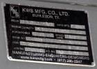 Used KWS Bucket Elevator, Model 37X55-1/2 NC, Carbon Steel. 70’ Shaft centers, capable of 160 tons per hour of Trona Ore at 85 pounds per cubic foot, operating capacity 80 short tons per hour. Dimens...