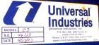 Used Universal Industries Vertical Bucket Elevator, Model C3-175, Carbon Steel. Capacity free flowing material 220 cubic feet per hour, approximately 27’ discharge height, 29’ overall height. Plastic...