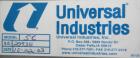 Used Universal Industries Vertical Bucket Elevator, Model SC, 304 Stainless Steel Frame. Plastic buckets approximately 6’’ wide x 4’’ long x 4’’ deep, on 4-1/2’’ centers. Driven by a 1 hp, 3/60/230/4...
