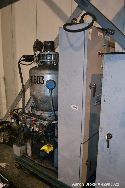 Used NPK Pneumatic Conveyor, Model HT, Stainless Steel.