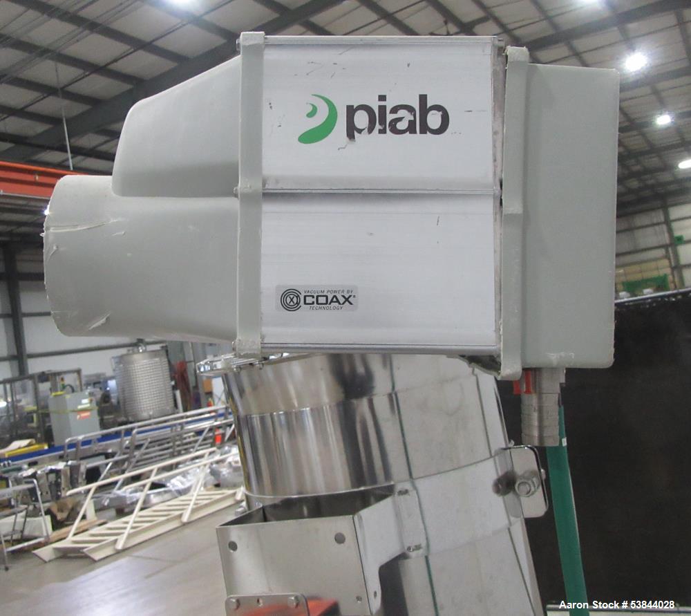 Piab piFLOWp Vacuum Conveyor – 14 Liter Batch Volume, 3" Inlet, Antistatic & SS