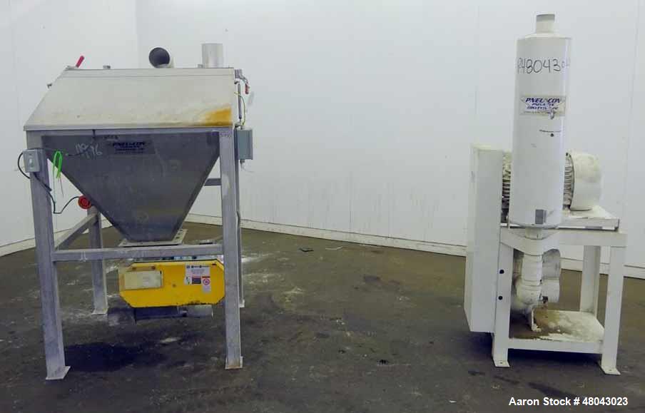 Used- Pneumatic Conveying Inc. Bag Dump Hopper, 304 Stainless Steel.