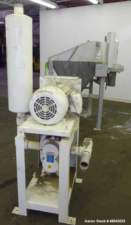 Used Pneumatic Conveying Inc. Bag Dump Hopper, 304 Stainless Steel.
