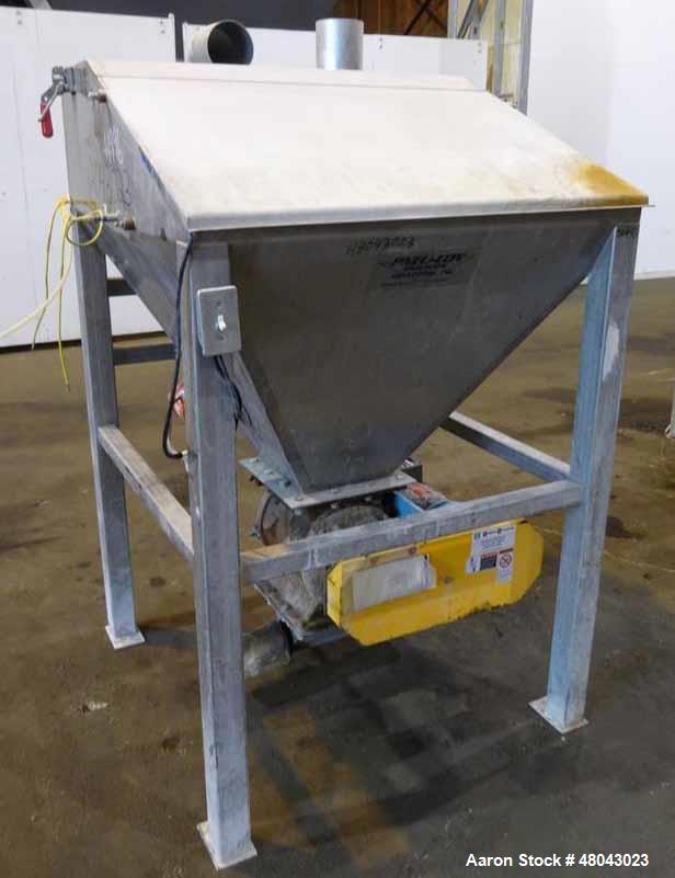 Used- Pneumatic Conveying Inc. Bag Dump Hopper, 304 Stainless Steel.