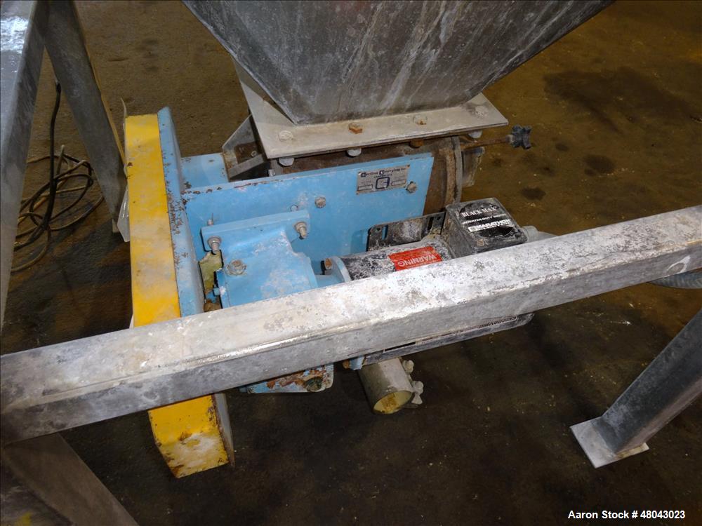 Used Pneumatic Conveying Inc. Bag Dump Hopper, 304 Stainless Steel.