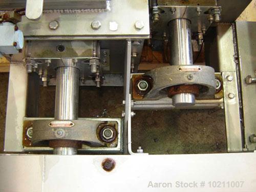 Used-Double Screw Conveyor Distribution Package. Twin 9" x 34" screw feeders, stainless steel. Motor 15 hp, 1700 rpm, 230/46...
