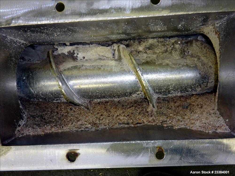 Used Screw Conveyor, 304 Stainless Steel.