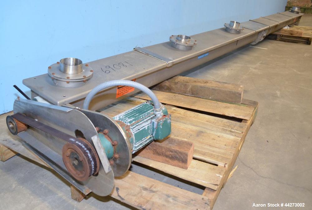 Used Stainless Steel Horizontal Screw Conveyor