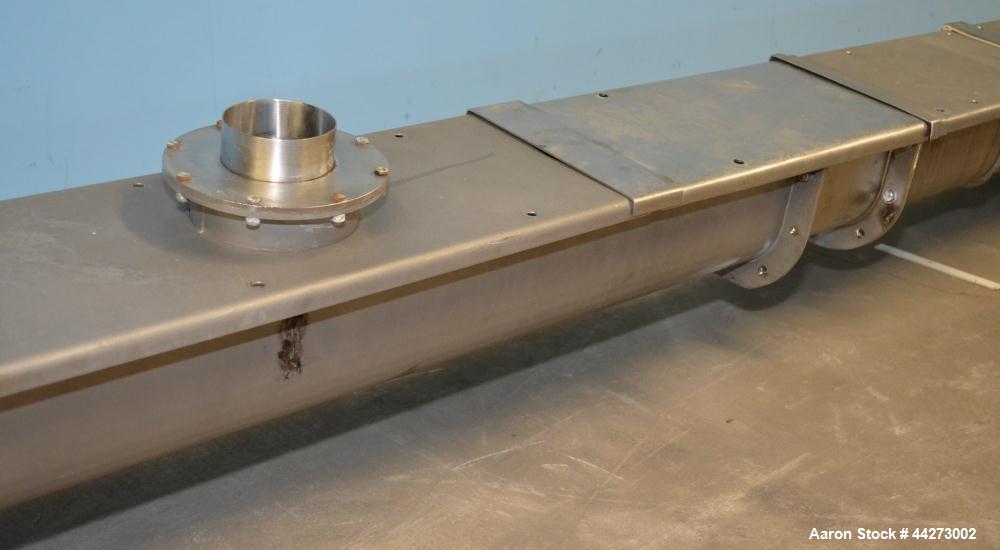 Used Stainless Steel Horizontal Screw Conveyor