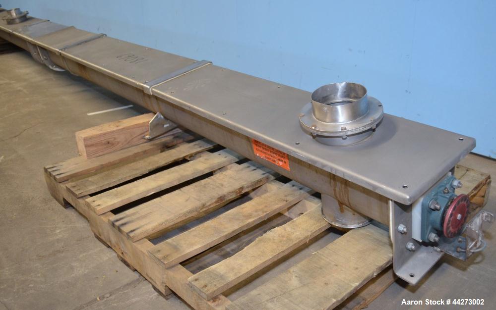 Used Stainless Steel Horizontal Screw Conveyor