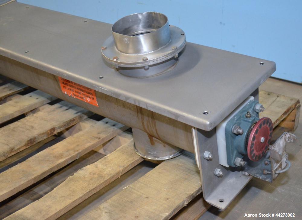 Used Stainless Steel Horizontal Screw Conveyor