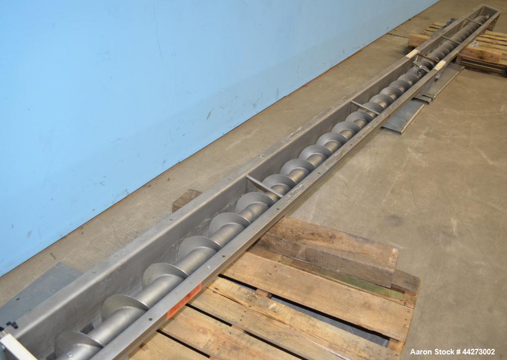 Used Stainless Steel Horizontal Screw Conveyor