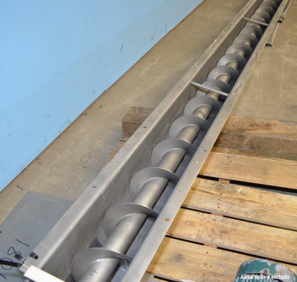 Used Stainless Steel Horizontal Screw Conveyor