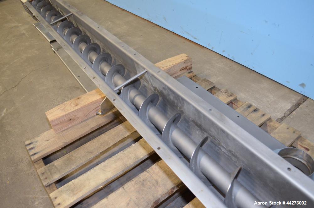 Used Stainless Steel Horizontal Screw Conveyor