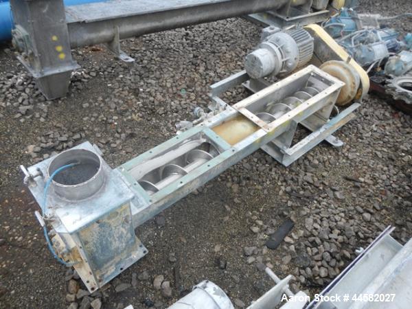 Used- Stainless Steel Screw Conveyor