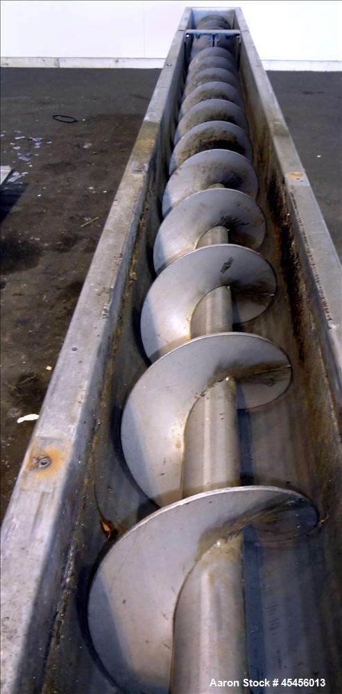 Used 10" Stainless Steel Auger Conveyor