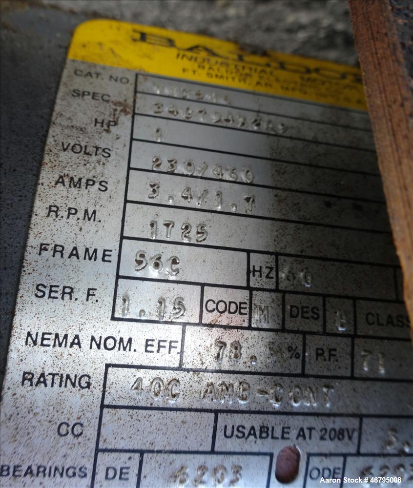 Used Screw Conveyor, Horizontal.