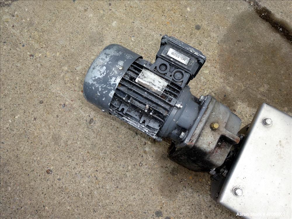 Used Screw Conveyor/Continuous Mixer, 304 Stainless Steel, Horizontal.
