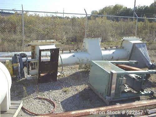 USED: 12" X 12" long steel screw conveyor with Falk shaft mountspeed reducer #4307J and 15 hp motor. Originally designed to unloadrail cars. Has three special inletes to match up to boot lifts. Itis ...