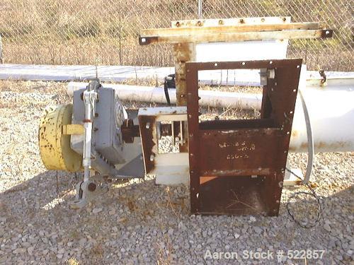 USED: 12" X 12" long steel screw conveyor with Falk shaft mountspeed reducer #4307J and 15 hp motor. Originally designed to unloadrail cars. Has three special inletes to match up to boot lifts. Itis ...