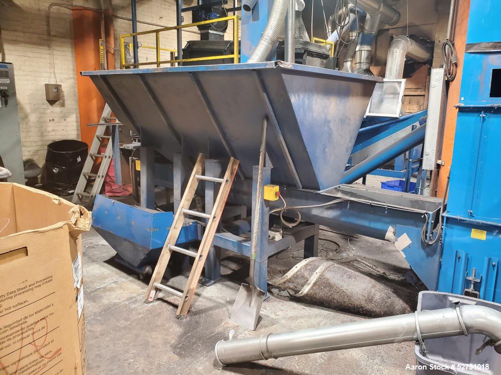 Dosing Feed Hopper – 85 cu ft Capacity, 10” Auger, 3 HP Motor (Used)