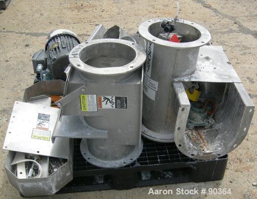 Unused-USED: Screw conveyor 9" diameter x 6' long. 3 hp/43 rpm, clockwise.