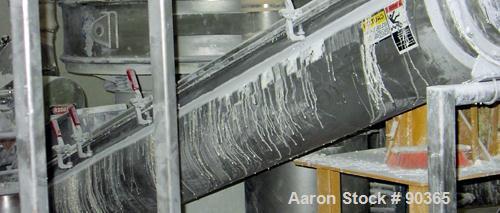 Unused-USED: Screw conveyor 9" diameter x 48'3-1/2" long. 5 hp/43 rpm, counter-clockwise.