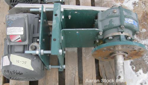 USED: Screw conveyor, 304 stainless steel, horizontal. 9" diameter x approximately 30' long x 4-1/2" pitch screw in 4 sections. Trough measures 10" wide x approximately 10" deep in 4 sections. (5) Pi...