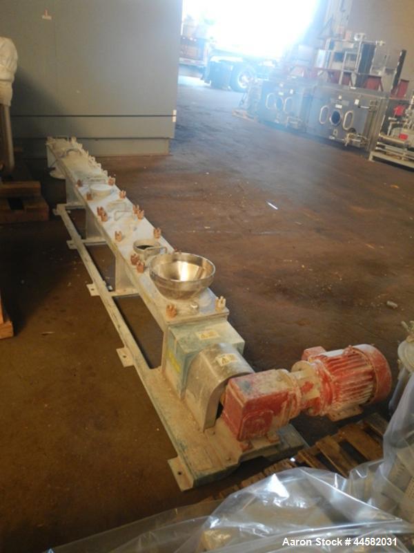 Used Stainless Steel Acrison Screw Conveyor