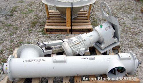 Used Carbon Steel Azo Screw Conveyor, Model 250
