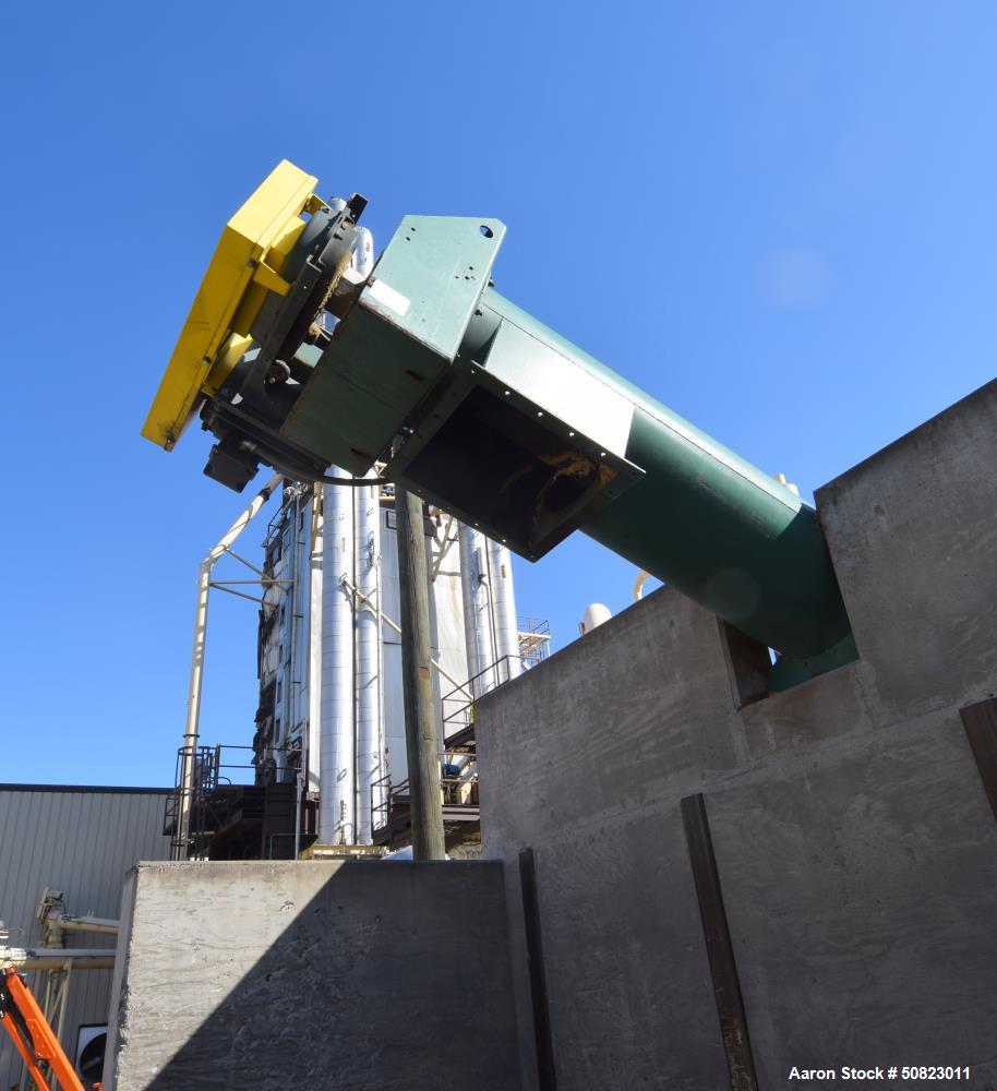Used Continental Enclosed Tube Inclined Screw Conveyor