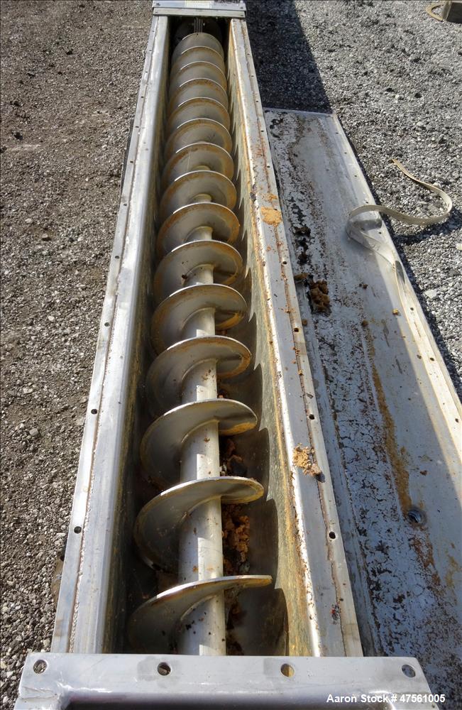 Used- Conveyor Engineering and Manufacturing Horizontal Screw Conveyor