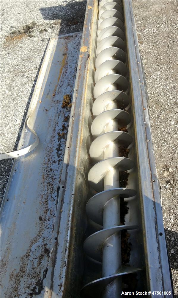 Used- Conveyor Engineering and Manufacturing Horizontal Screw Conveyor