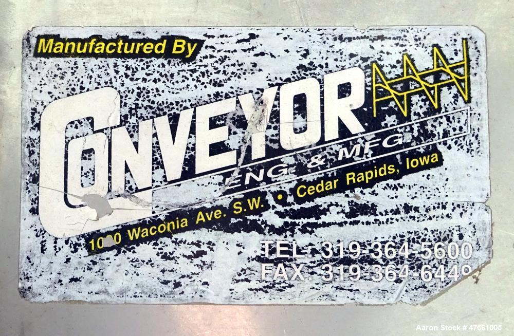 Used Conveyor Engineering and Manufacturing Horizontal Screw Conveyor
