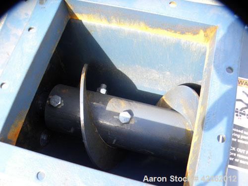 Unused- Goodman Conveyor Company Screw Conveyor, Carbon Steel. 9" Diameter x 224" long x 9’’ pitch screw, 10" wide trough with (3) sections of bolt on top cover. 10’’ x 10’’ inlet and outlet. Driven ...