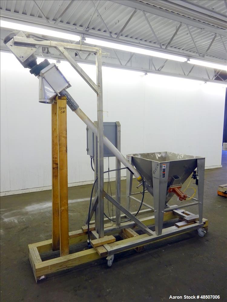 Used Hapman Auger Feeder, Incline, Model 300