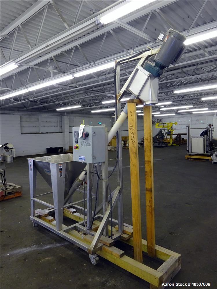 Used Hapman Auger Feeder, Incline, Model 300