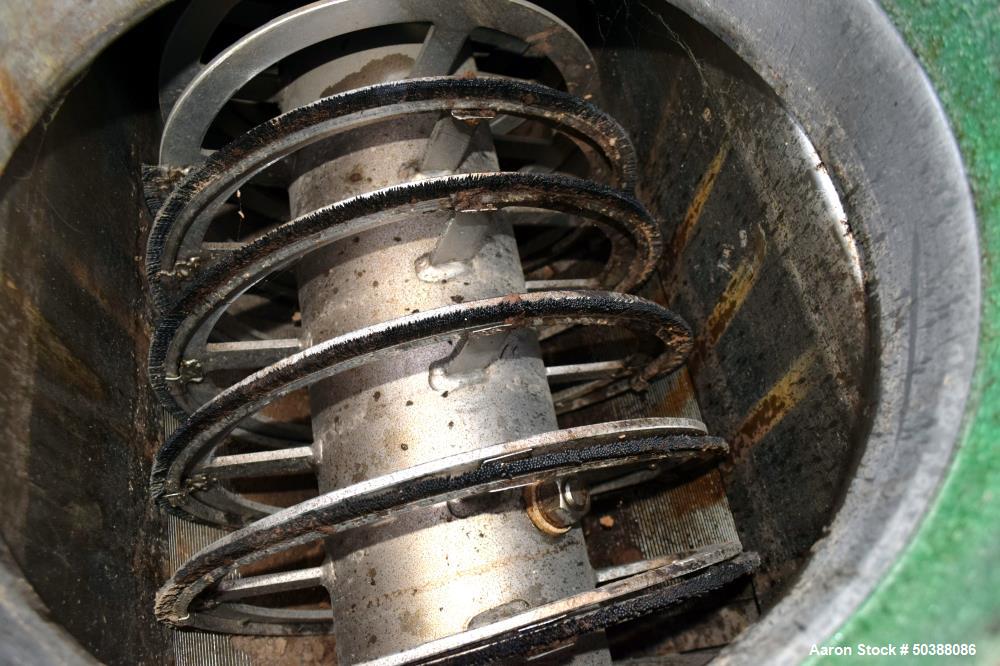 Used KWS Manufacturing Ribbon Style Continuos Mixer / Conveyor, 304 Stainless