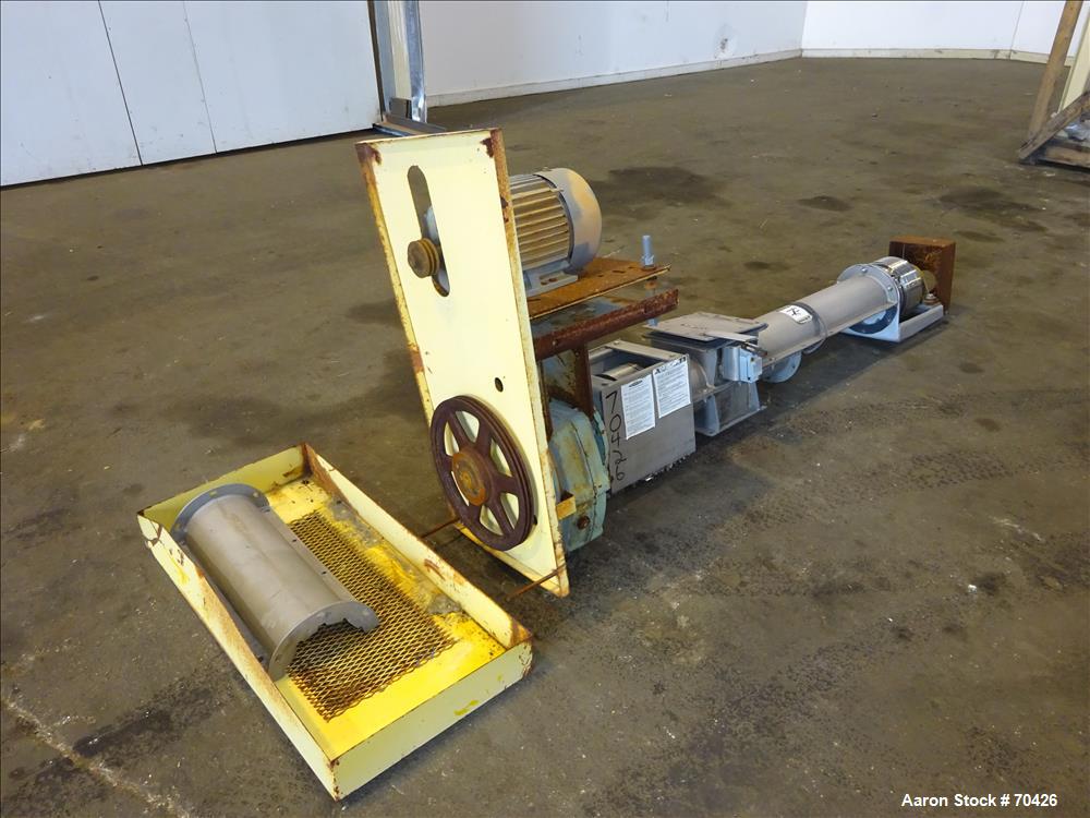 Used- Stainless Steel KWS Screw Conveyor