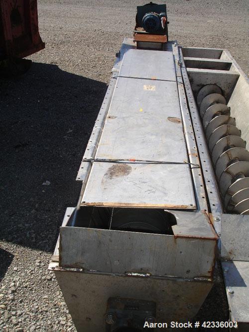 Used- Stainless Steel Link Belt Screw Conveyor