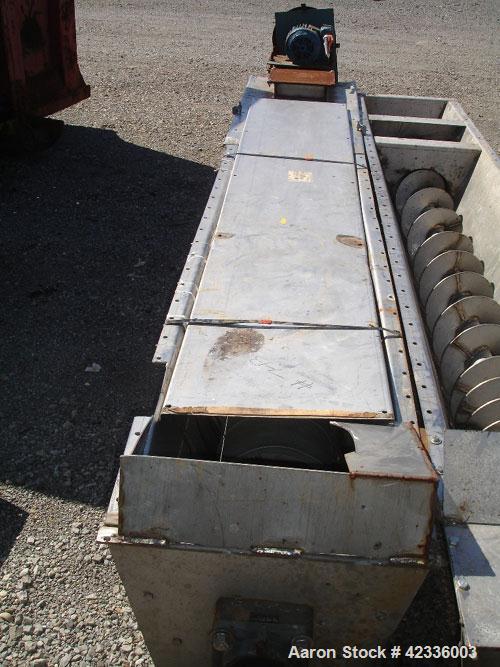 Used Stainless Steel Link Belt Screw Conveyor