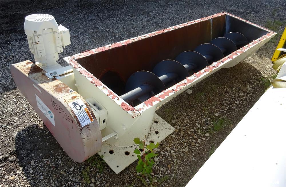 Used Mac Process Screw Conveyor, Carbon Steel.